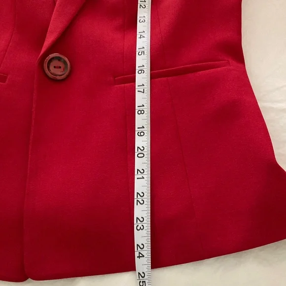 Kasper Red Blazer - Picture 7 of 7